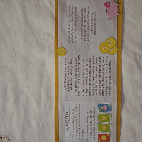 Hoyle Piggy Bank Card Game - Picture 4 of 7